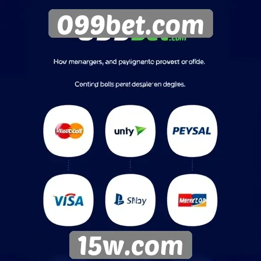 Métodos de pagamento no 099bet.com